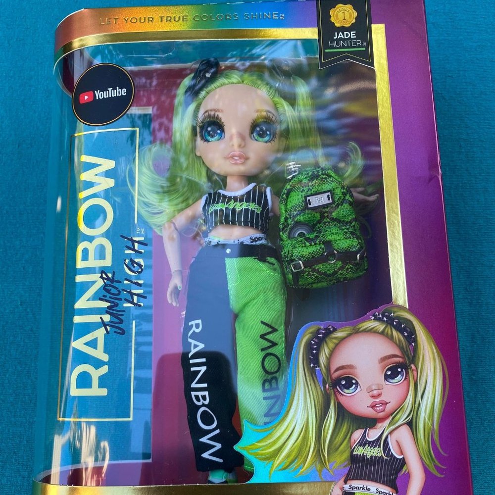 Rainbow High Junior High Jade Hunter - Green Fashion Doll